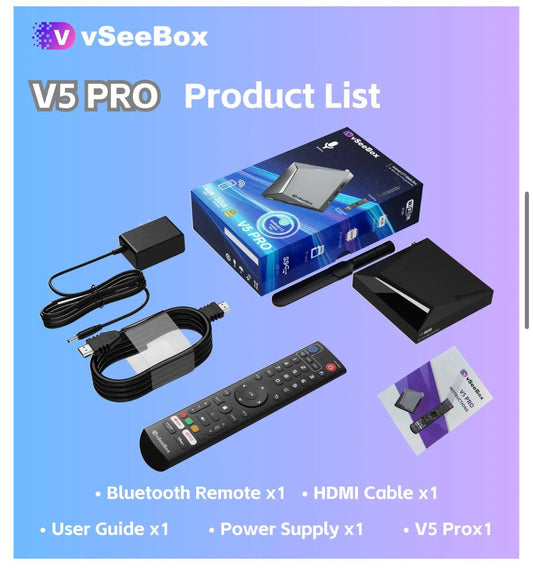 vSeeBox V5 Pro Smart Media Box